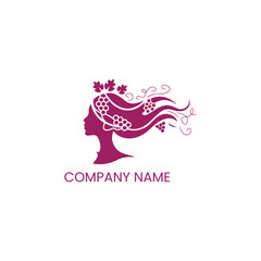 Elegant Silhouette Logo for Winery or Wine-Related Business
