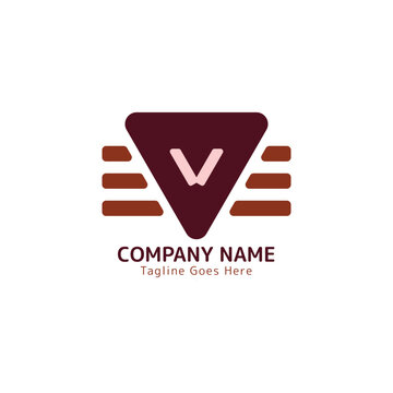 V, V logo, letter v with abstract logo icon design vector design template inspiration