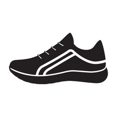 Isolated new pair of white sport shoes on a white background