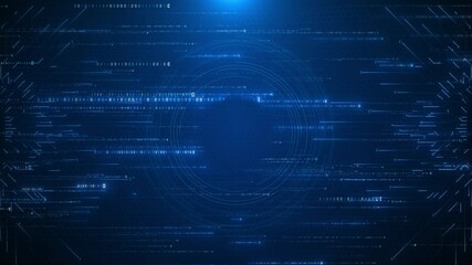 Deep learning Big data technology and data science abstract background.. cyber digital AI Data flow concept: analyzing and artificial intelligence on virtual screen. - Powered by Adobe