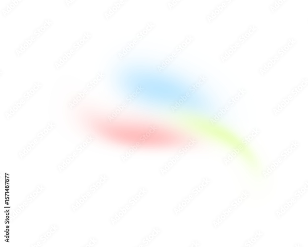 Poster colorful gradient shape blur