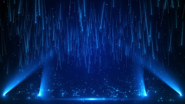 4K 3D animation shimmering glitter light particles, space radiant light flares. immersive visual event openers, cinematic presentations, music performances, award shows, fashion dynamic stage designs.