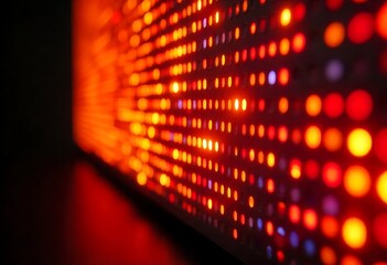 abstract background with glowing lights