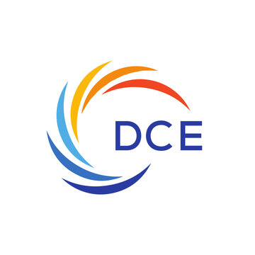 DCE Letter Initial Logo Design Template Vector Illustration 