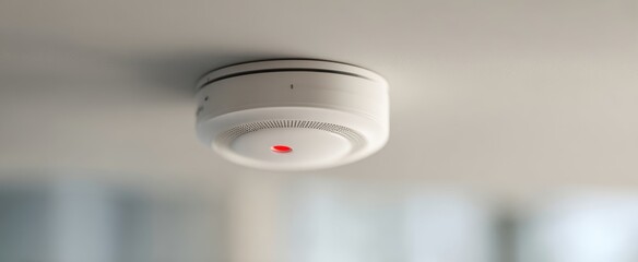 The smoke detector ensuring safety and security in modern home environments