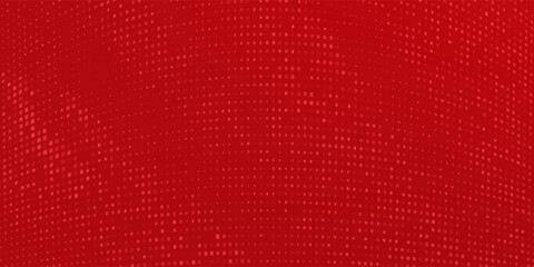 Abstract Red Fintech Financial Technology Background Pixel Pattern. Abstract Business Technology Science