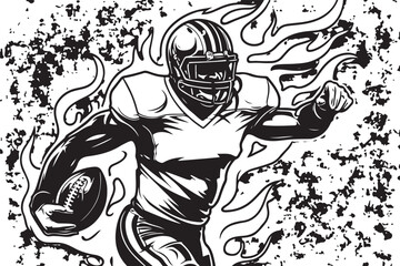 Cricket Batsman Action Pose Art

