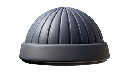 A single glossy bright yellow speech bubble icon with a subtle gradient and shadow isolated on a clean white background for digital communication isolated on white background