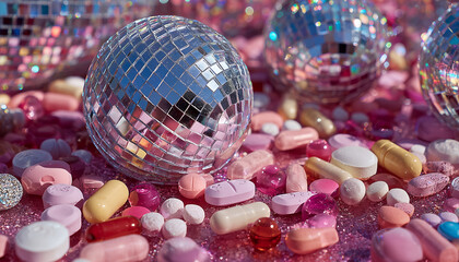Urban Nightlife and Substance Use Concept