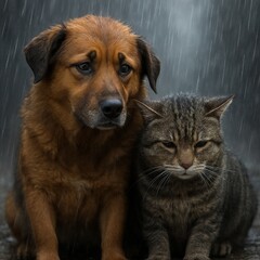 cat and dog