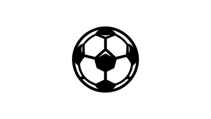 soccer ball, baseball, football vector logo icon in black color
