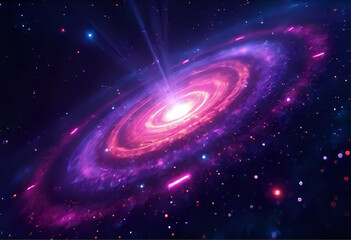 Active Galactic Nucleus - Luminous Black Hole Emission