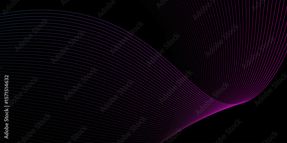 Fototapete vibrant abstract gradient lines create dynamic visual flow