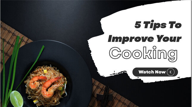 Vlogger Cooking Thumbnail for youtube post