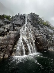 waterfall in norway
