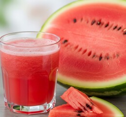 fresh watermelon juice