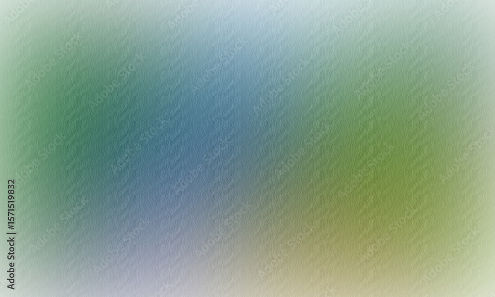 Poster elegant gradient with subtle texture seamlessly blending muted greens, serene blues, and soft yellow