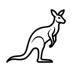 kangaroo vector illustration