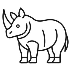 rhino vector illustration