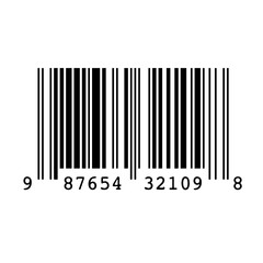 Barcode On Black – Modern Vector for Tech and Packaging Design
