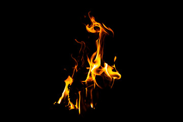 Fire flame texture. Burning material backdrop. Burn effect pattern. Blaze and torch wallpaper. Heat...
