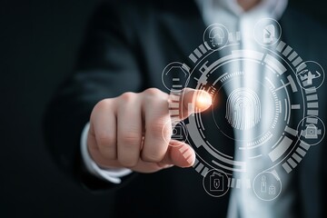 Fingerprint scan digital interface technology