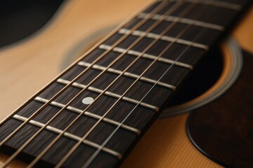 Obraz premium the heart of a classical guitar