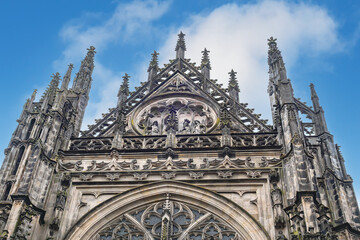 Obraz premium Roman Catholic Cathedral Church of St. John (Sint-Janskathedraal) of 's-Hertogenbosch (Den Bosch), the Netherlands.