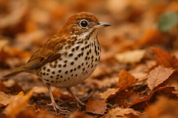 A Spotted Warbler in its Natural Habitat