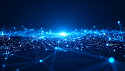 Obraz premium Abstract digital network design