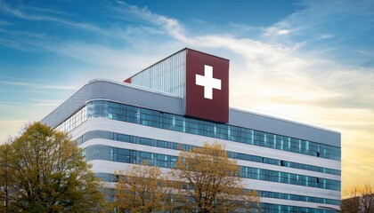 Modern Hospital Building Advanced Healthcare Facility