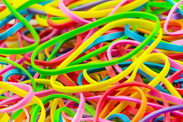 Bunte Gummibänder  Rubber Bands