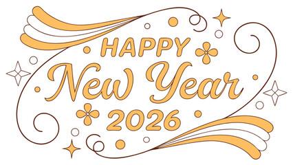 happy new year 2026 background