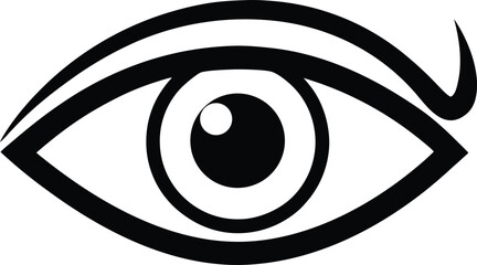 human eye vector illustration