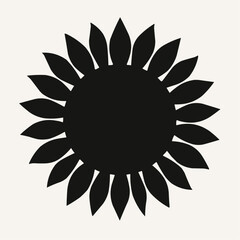 Vibrant abstract floral vector illustration with a summer sun and leaf pattern, perfect for a nature-inspired design or decorative wallpaper