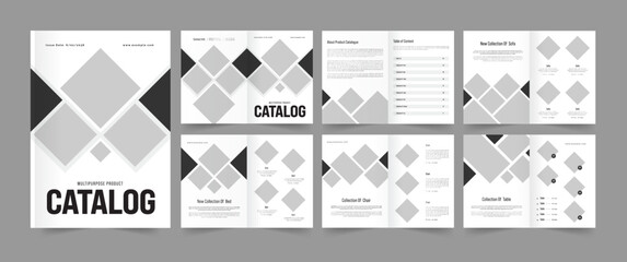 Multipurpose  Product Catalogue, Furniture Catalog Template, Product Catalog Design, 