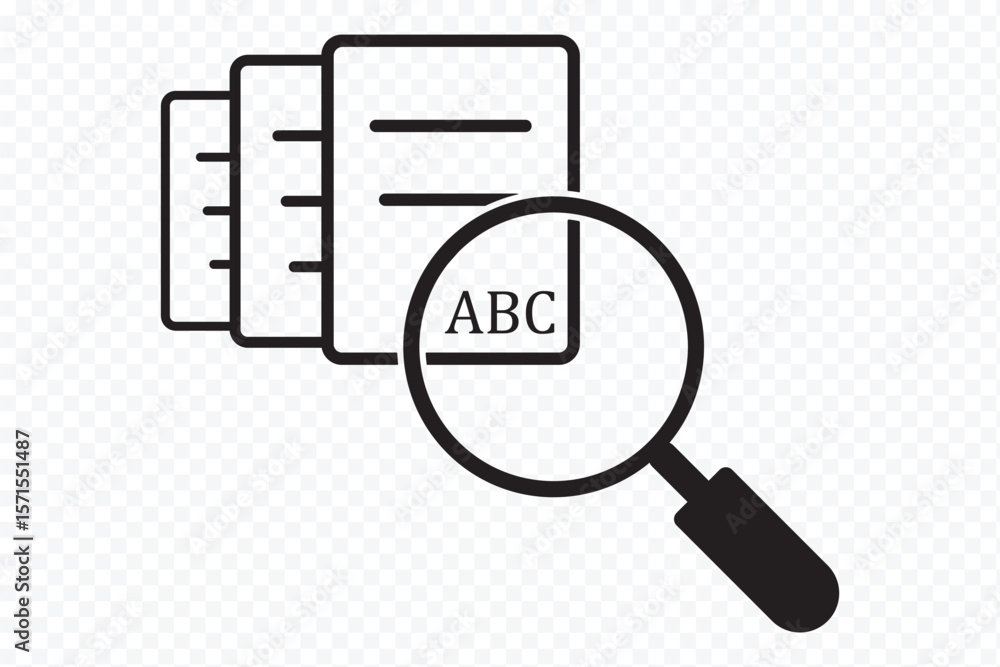 Poster minimalist file checkmark illustration for data verification and approval. checklist document icon w