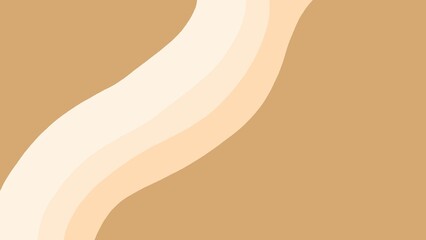 Wavy Brown Cream Background