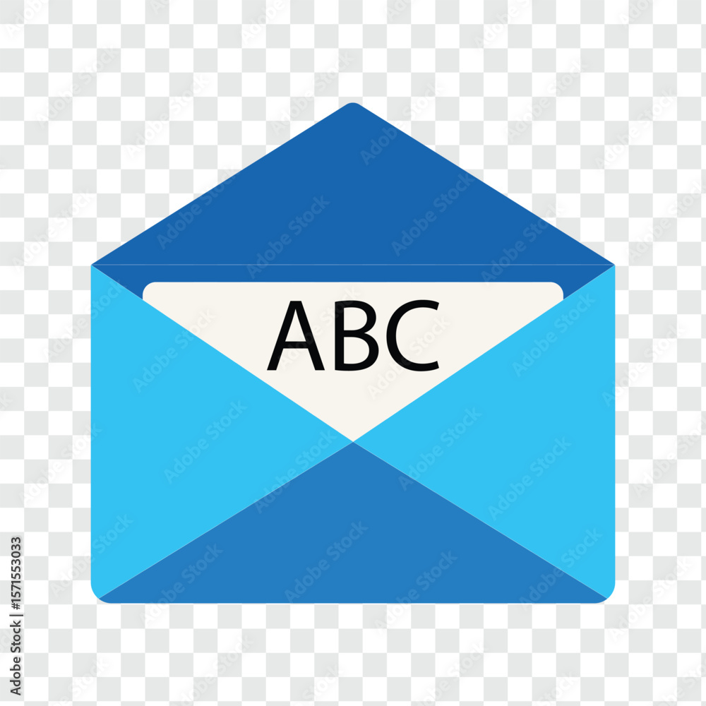 Poster e-mail icon. envelope icon. digital mail notification concept. mail icon for web and mobile app. eps