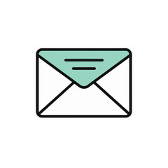 A stylized envelope, a symbol of communication and connection, rendered in a clean, modern design.