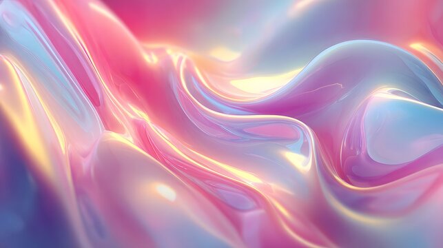 Smooth liquid gradient texture with dynamic flowing shapes and neon pastel hues, soft blurred edges, minimal futuristic style for digital design
