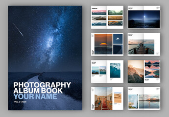 Photography Album Book Layout