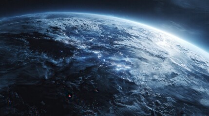 earth and moon