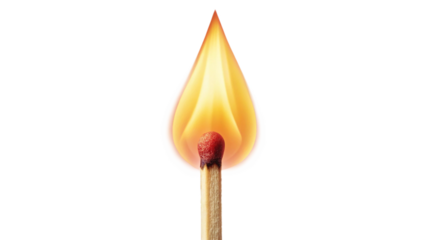 Burning matchstick flame fire light ignition heat danger safety flammable bonfire campfire inferno