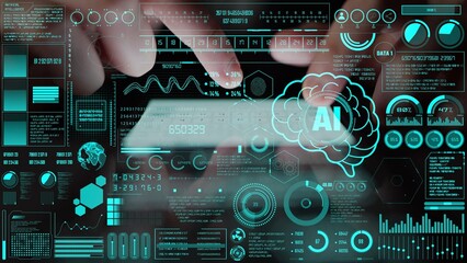 AI Assistant Brain Processor with LLM Technology, Big Data, Machine Learning, Generative AI for...