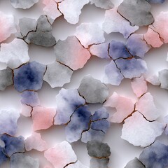 Delicate abstract design featuring pastel shades, large organic shapes, and a shimmering effect, perfect for various creative applications SEAMLESS PATTERN