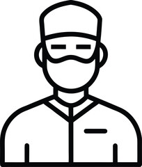 man with blank sign vector clip art on transparent background