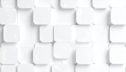 Abstract white squares