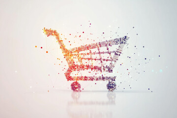 Digital 2030 abstract business mark for carry industry on (white) background