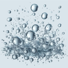 Water Droplets Vector Set